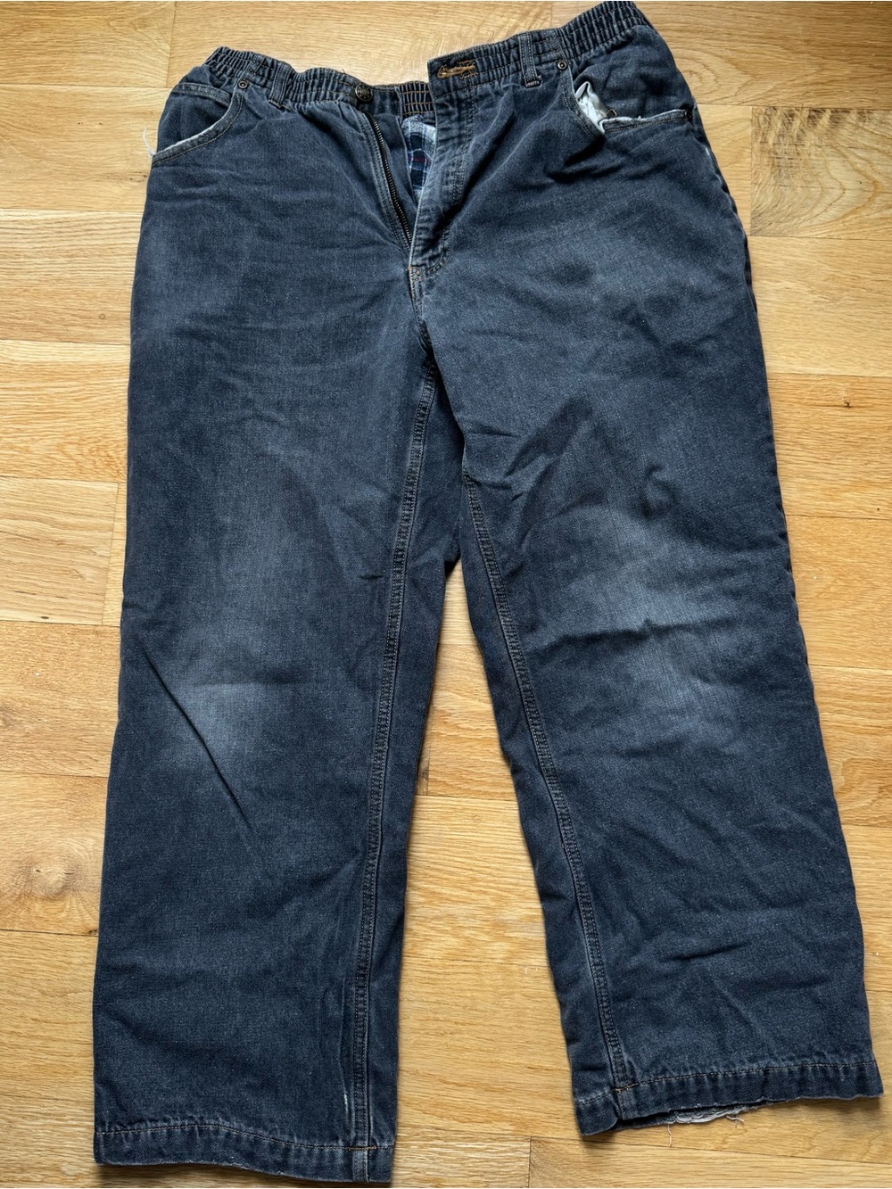 Ice house flannel lined jeans